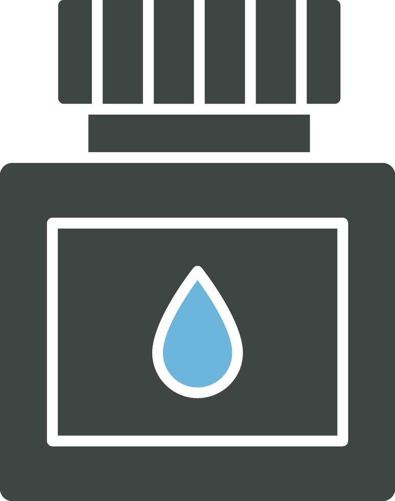 Ink Bottle icon vector image. Suitable for mobile apps, web apps and print media.