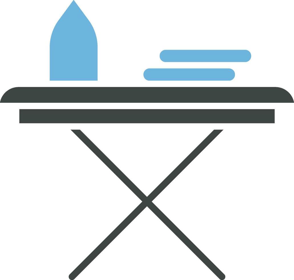 Iron Table icon vector image. Suitable for mobile apps, web apps and print media.