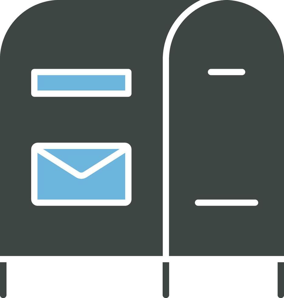 Mailbox icon vector image. Suitable for mobile apps, web apps and print media.