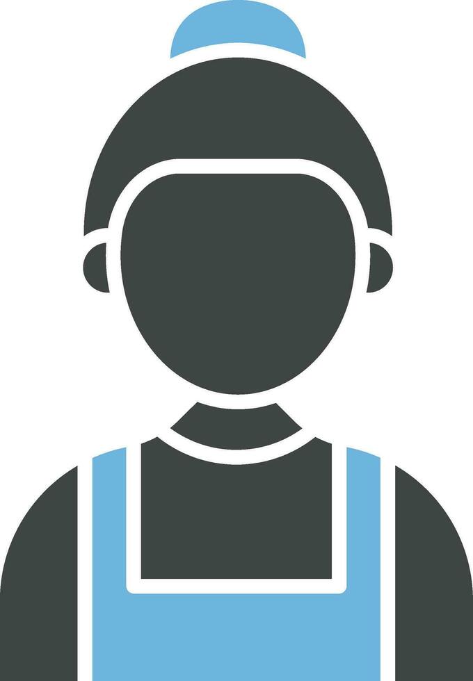 Maid icon vector image. Suitable for mobile apps, web apps and print media.