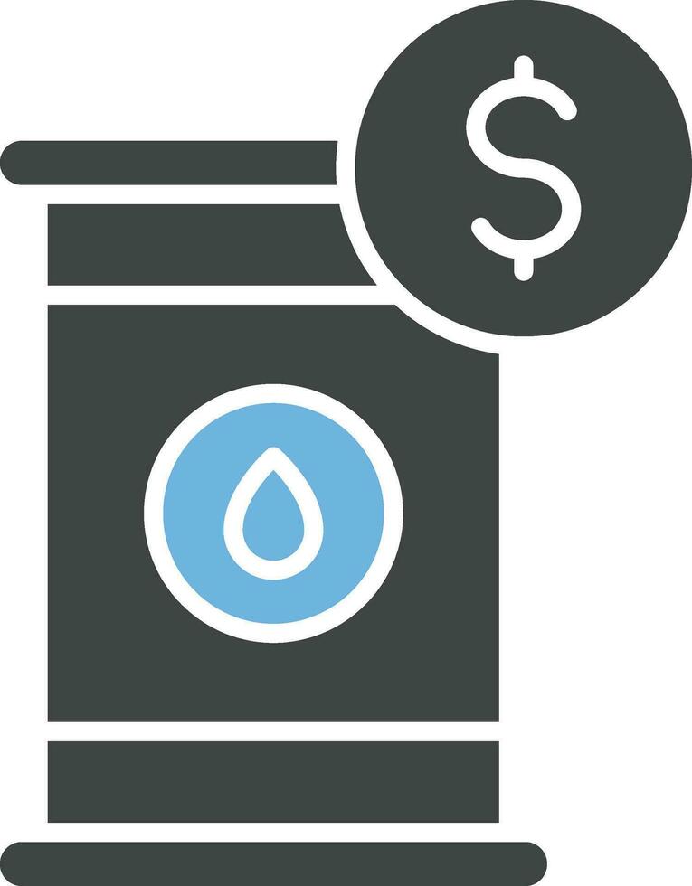 Oil Price icon vector image. Suitable for mobile apps, web apps and print media.