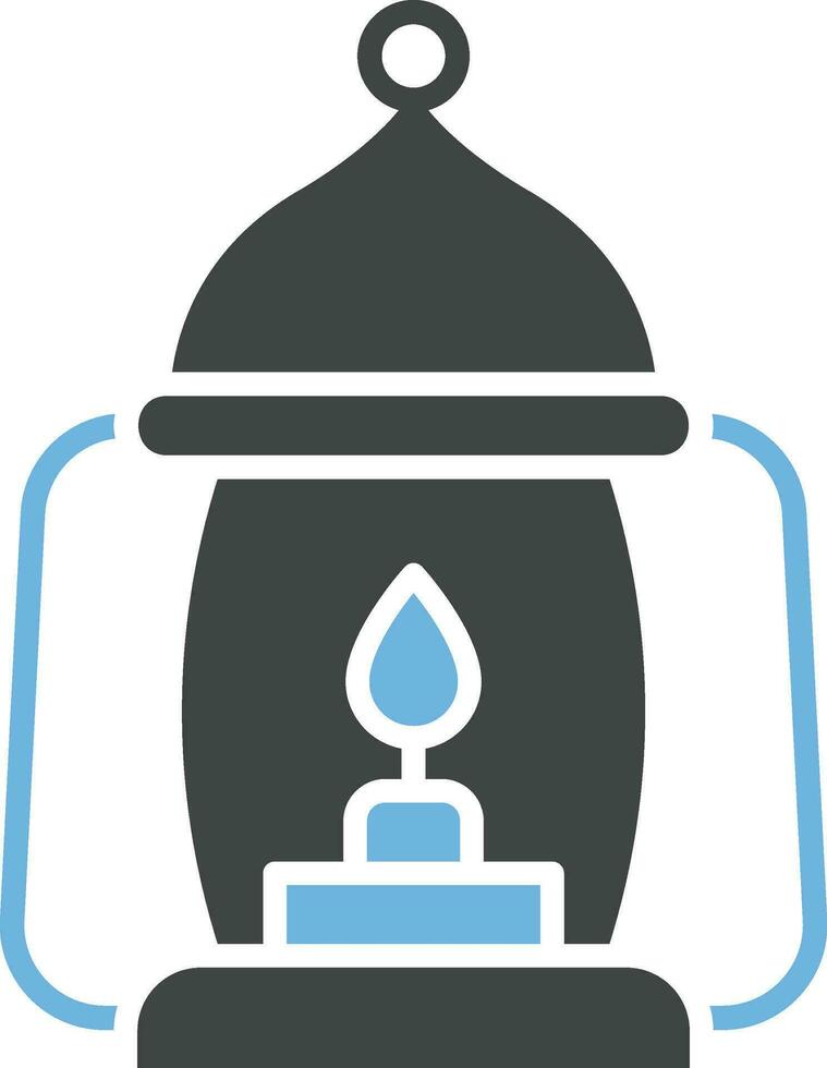 Oil Lamp icon vector image. Suitable for mobile apps, web apps and print media.