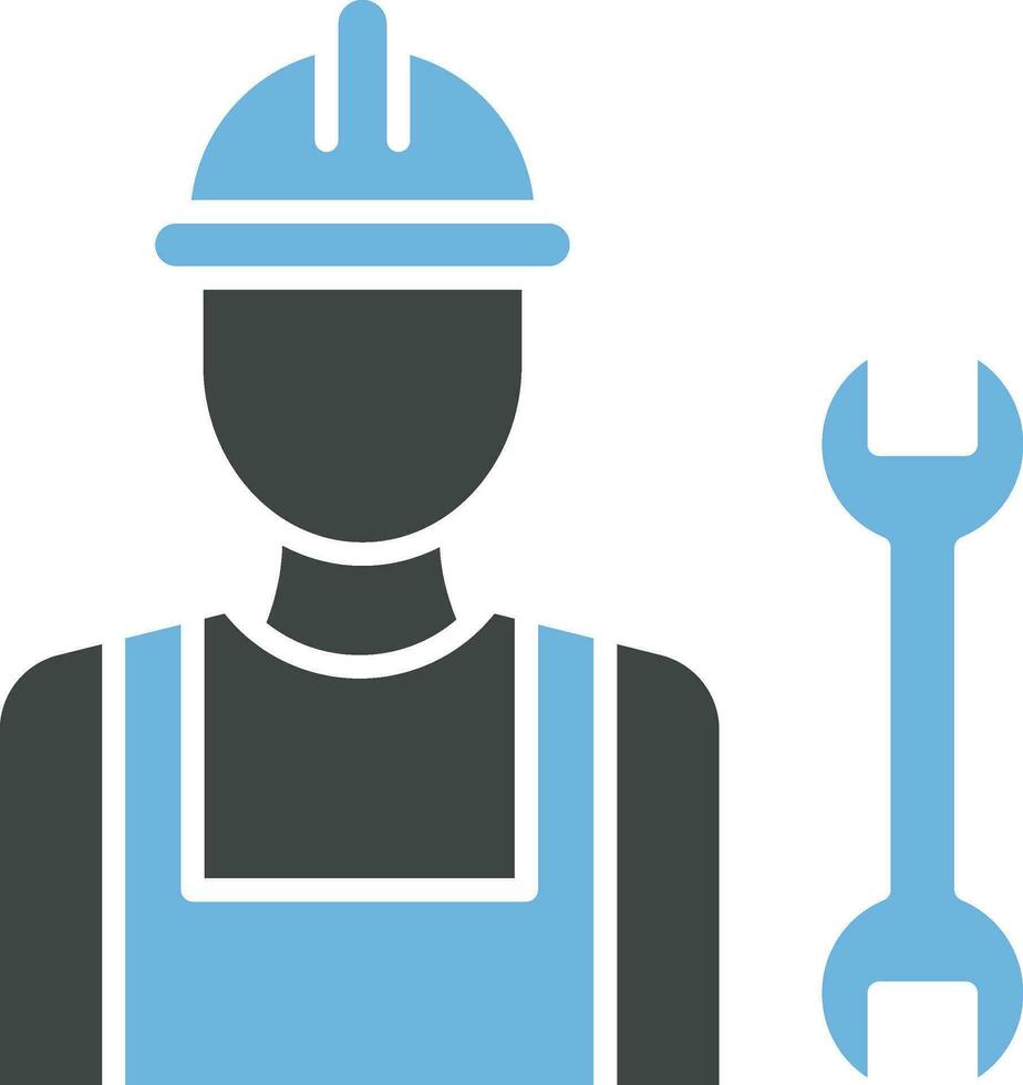 Plumber icon vector image. Suitable for mobile apps, web apps and print media.