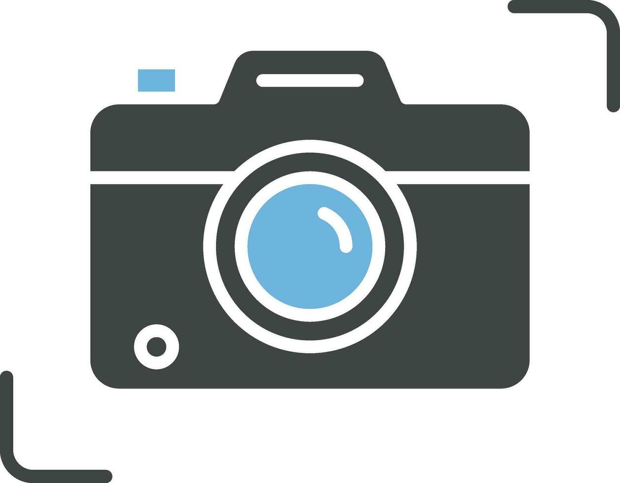 Photo Camera icon vector image. Suitable for mobile apps, web apps and print media.