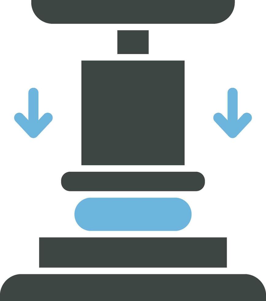 Press icon vector image. Suitable for mobile apps, web apps and print media.