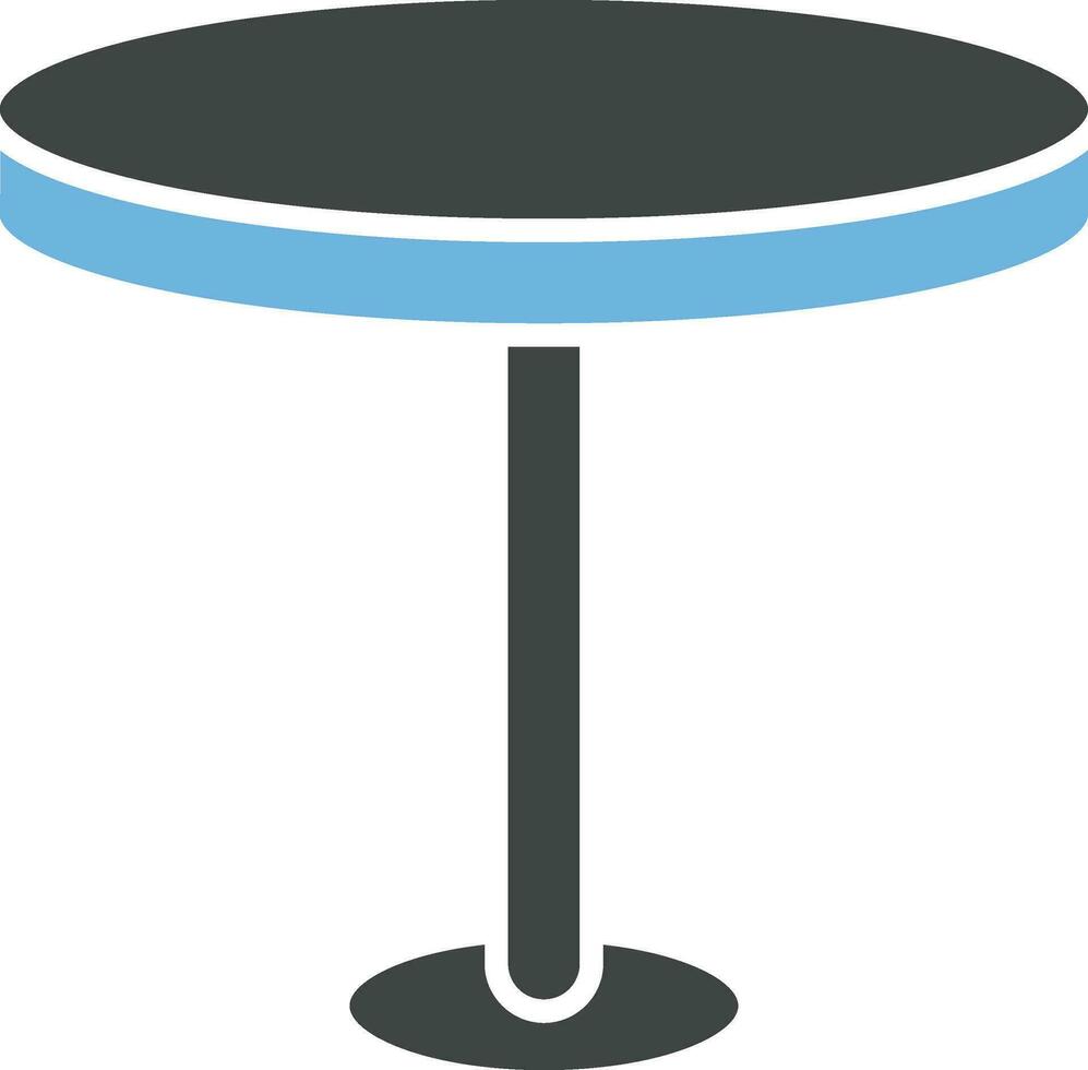 Table icon vector image. Suitable for mobile apps, web apps and print media.