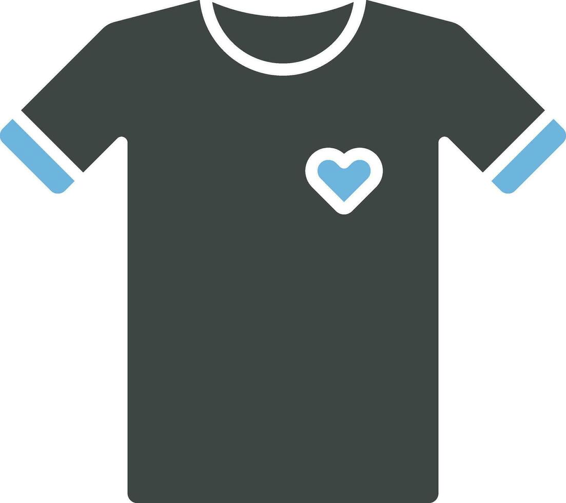 T Shirt icon vector image. Suitable for mobile apps, web apps and print media.