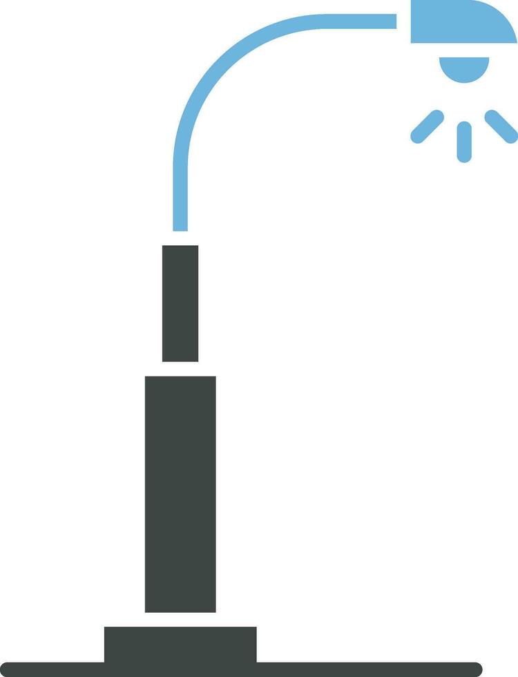 Street Lamp icon vector image. Suitable for mobile apps, web apps and print media.