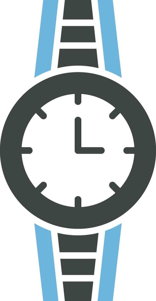 Wristwatch icon vector image. Suitable for mobile apps, web apps and print media.