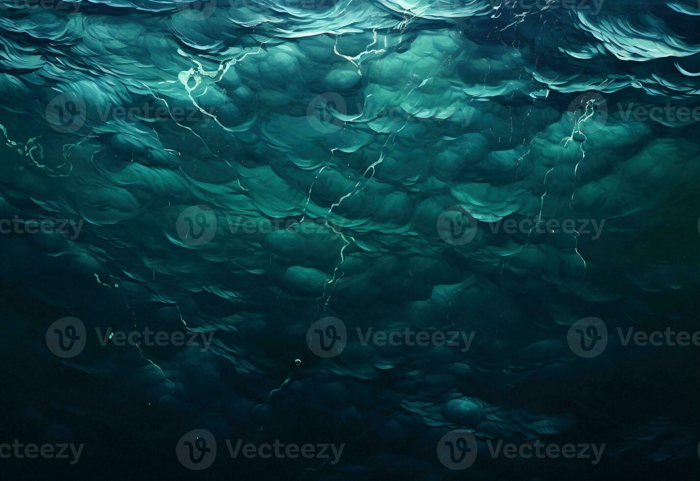 Aerial view to ocean waves. Abstract water surface of ocean. Stormy water background. Created with Generative AI photo