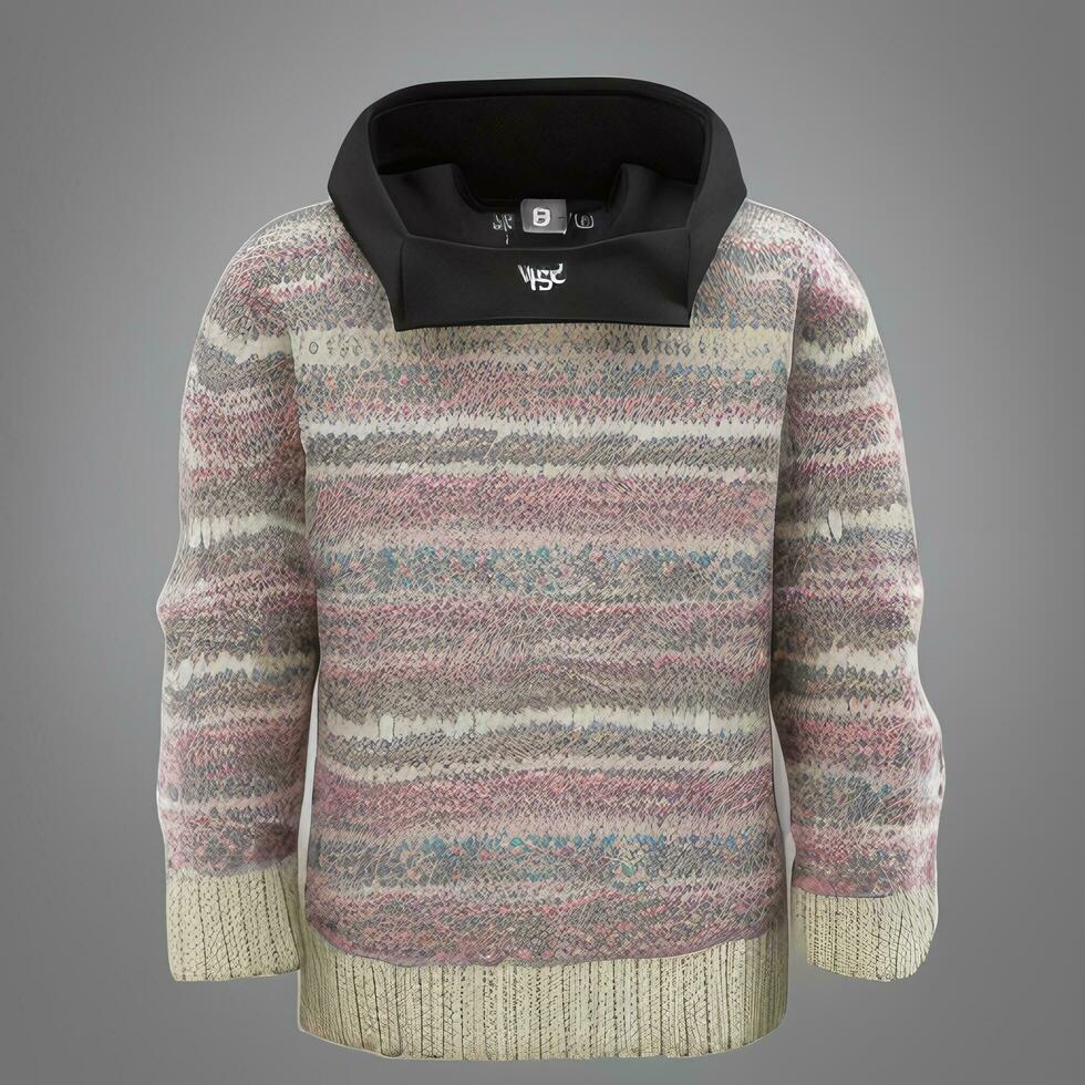 Fashion Sweater Simple Background for Mock Up Catalogue Book Magazine Product photo