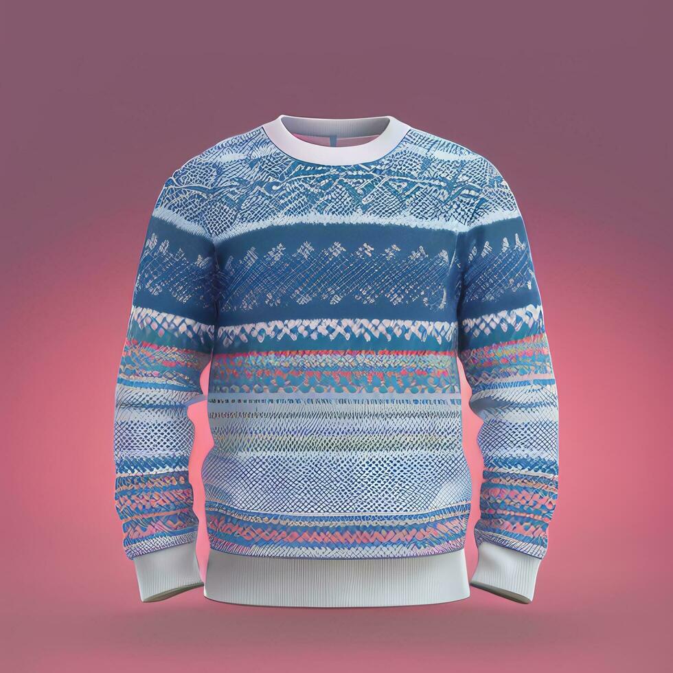Fashion Sweater Simple Background for Mock Up Catalogue Book Magazine Product photo