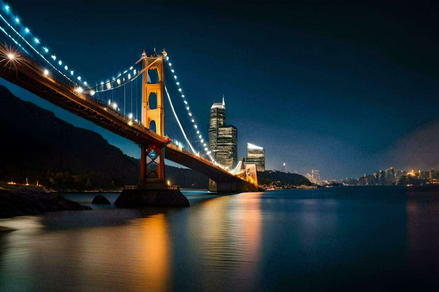 the golden gate bridge in san francisco, california. AI-Generated photo