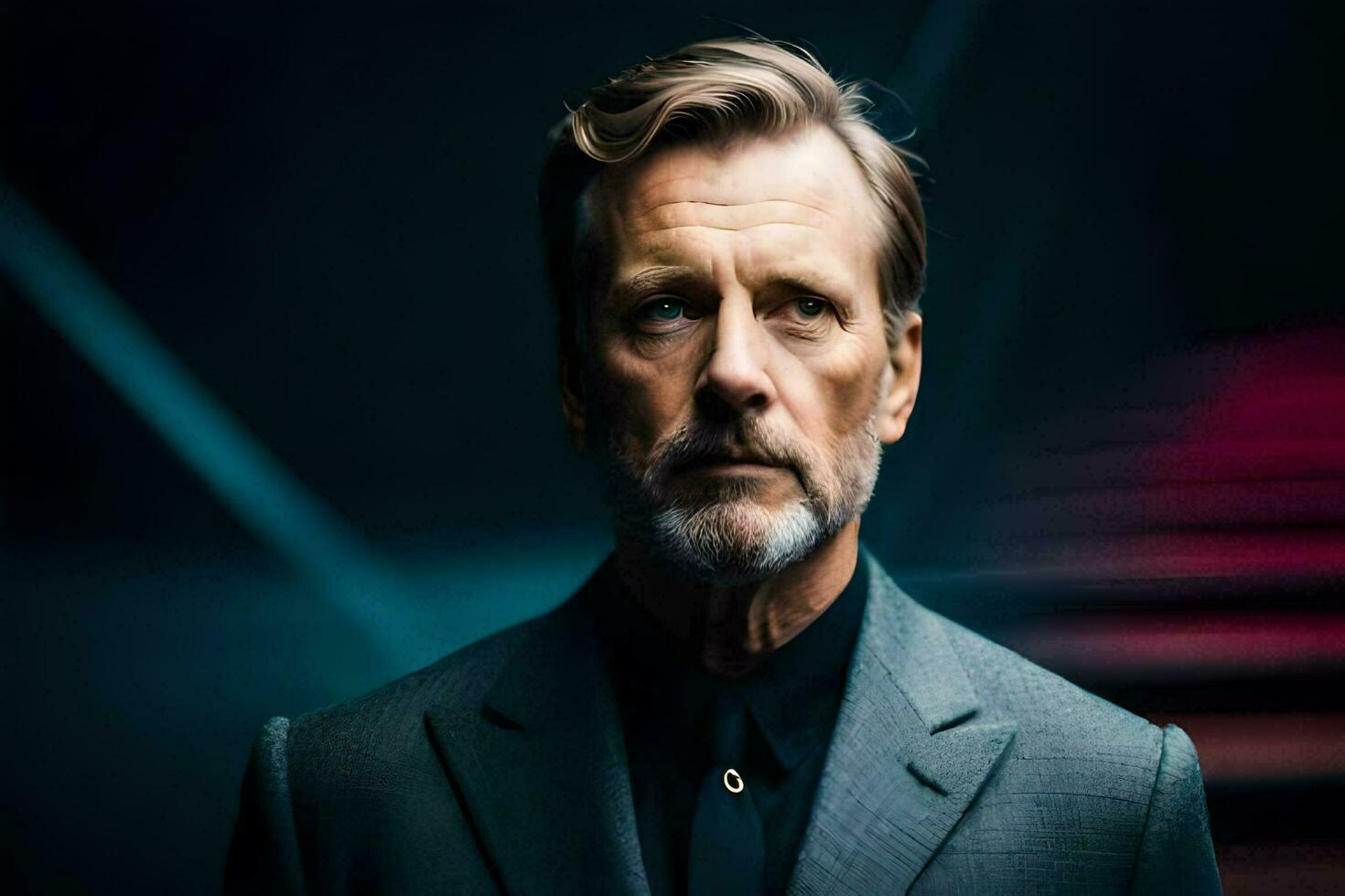 person in the dark knight. AI-Generated photo