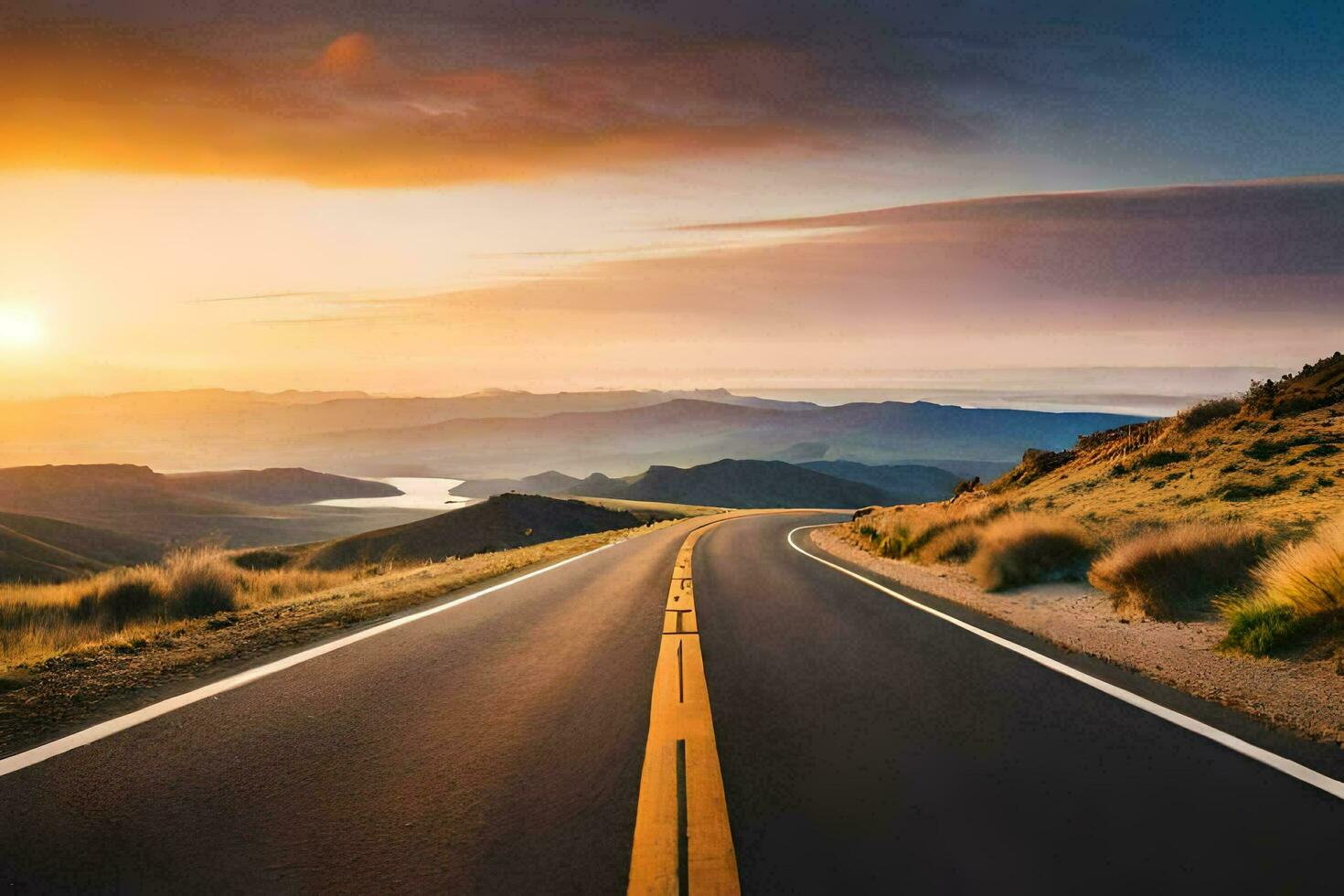 the road to success is paved with good intentions. AI-Generated photo