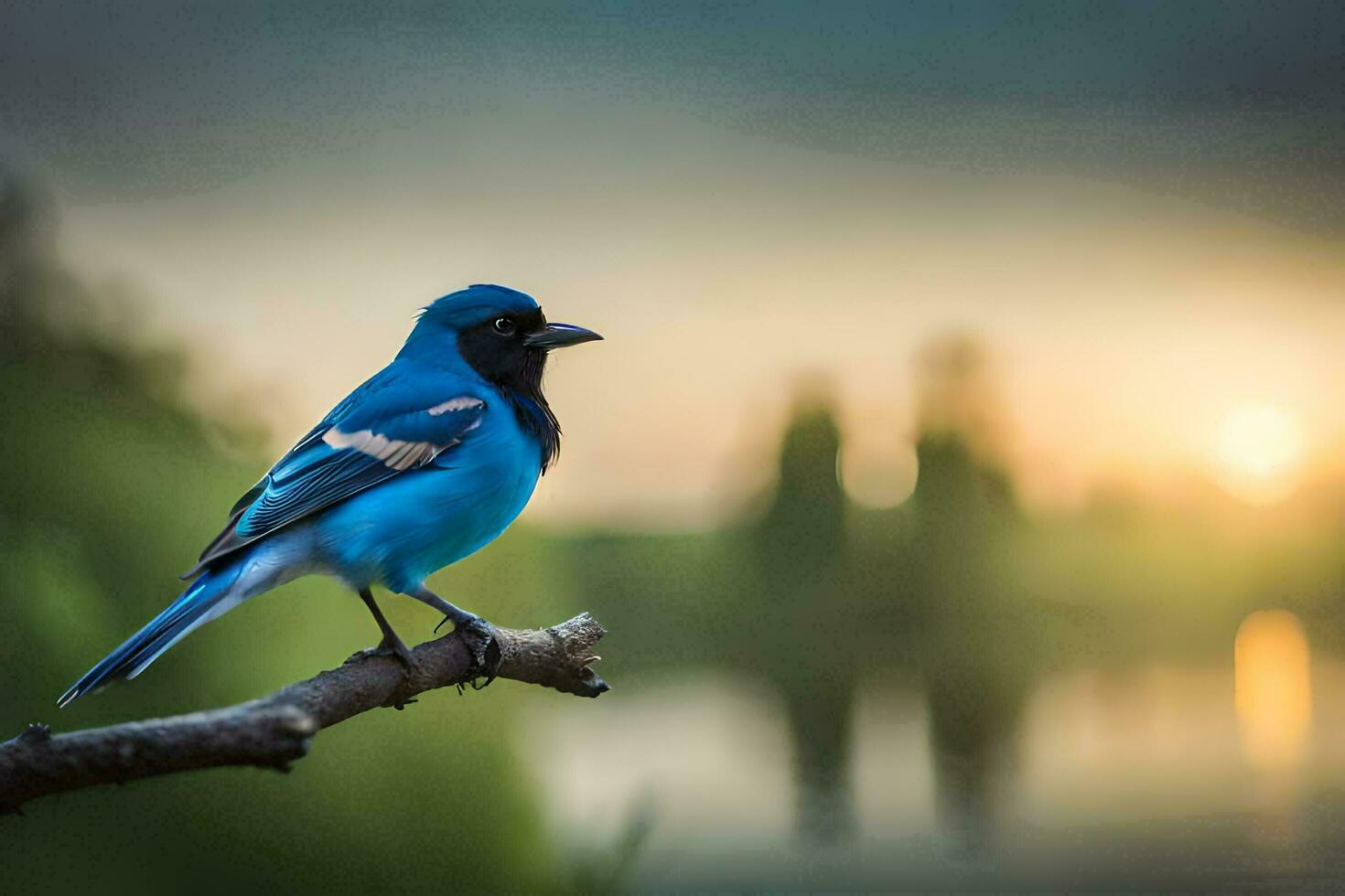 photo wallpaper the sky, bird, sunset, the bird, the bird, the bird, the. AI-Generated