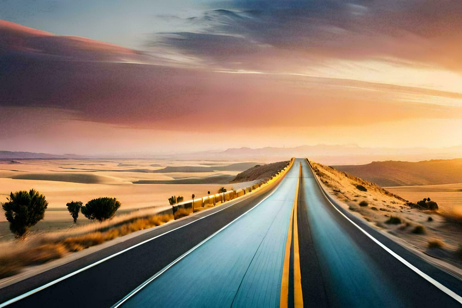 the road to success is paved with good intentions. AI-Generated photo