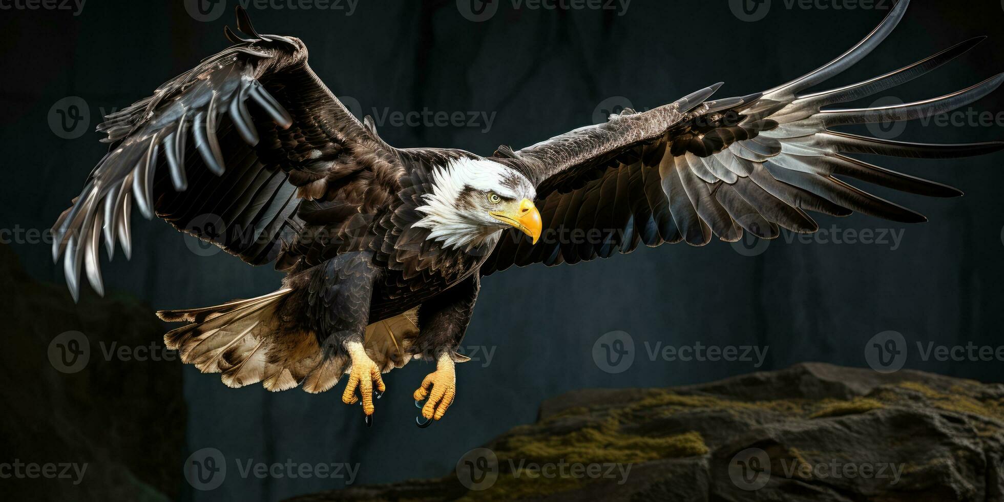 americano águila generativo ai foto