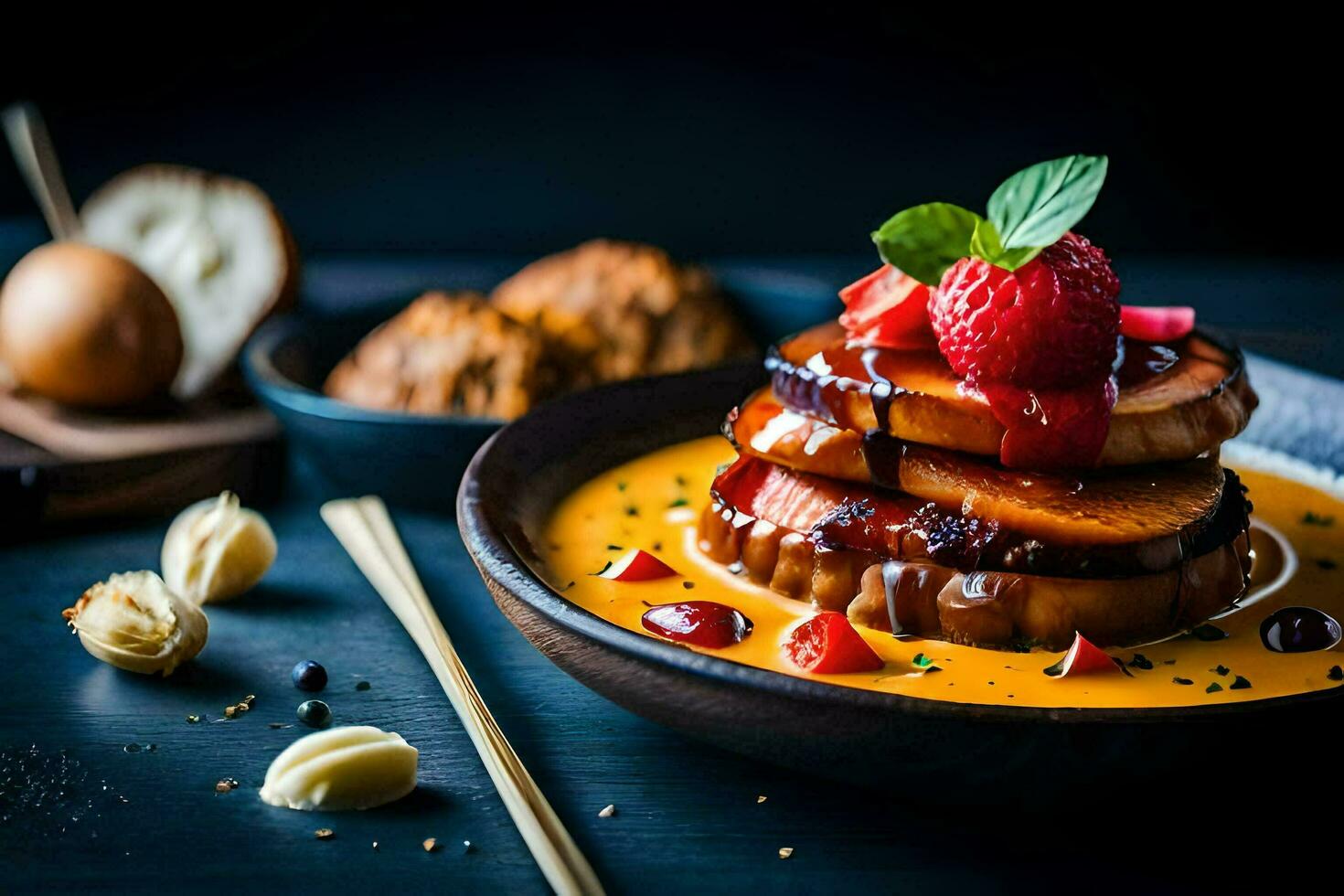 the best food in the world. AI-Generated photo