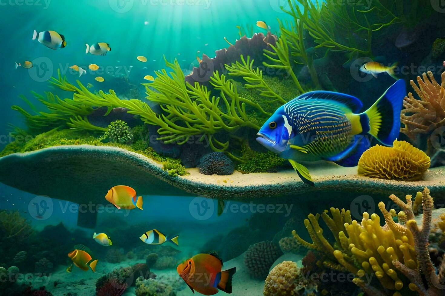 underwater fish wallpaper hd wallpaper wallpapers for the desktop. AI