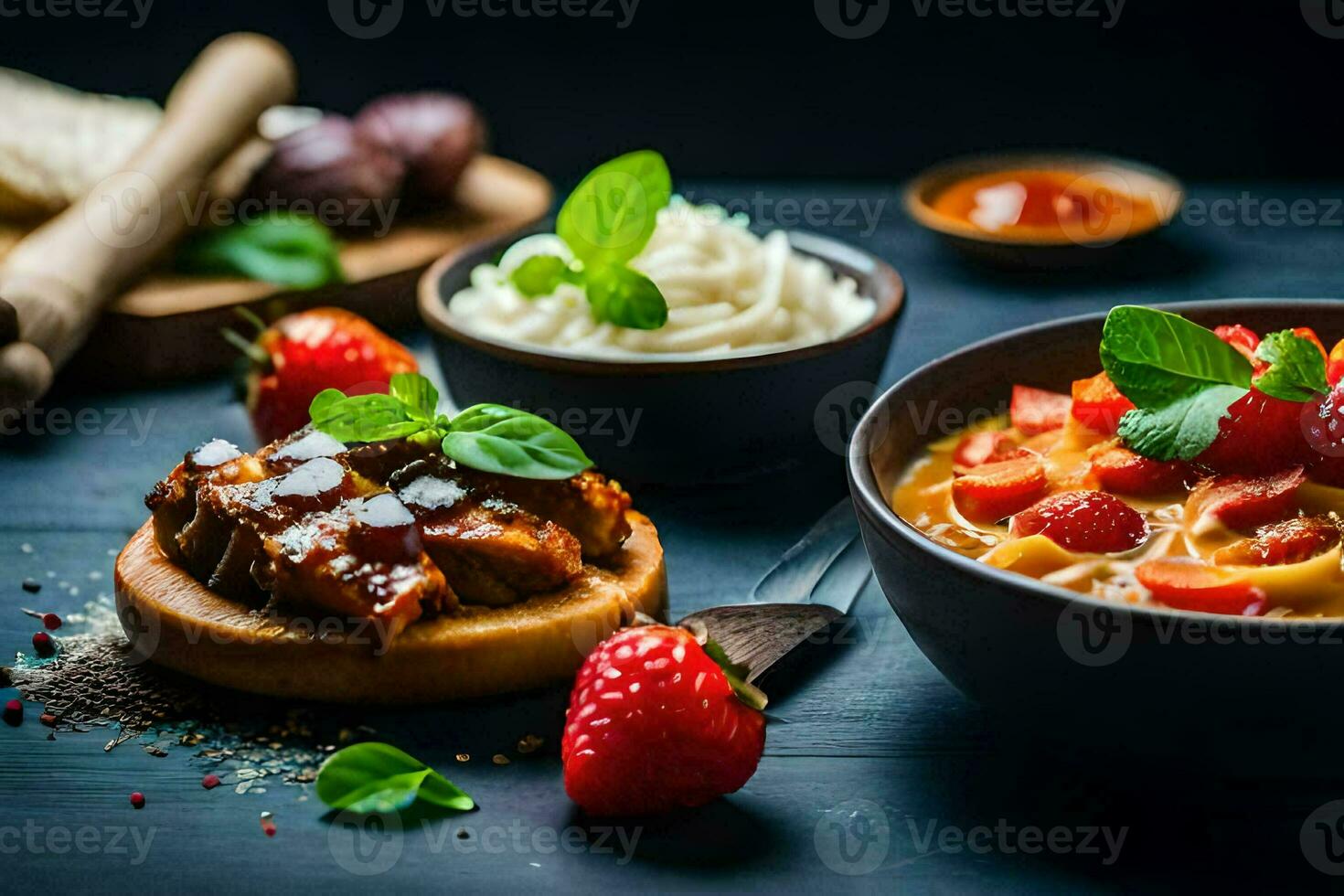 the best food in the world. AI-Generated photo