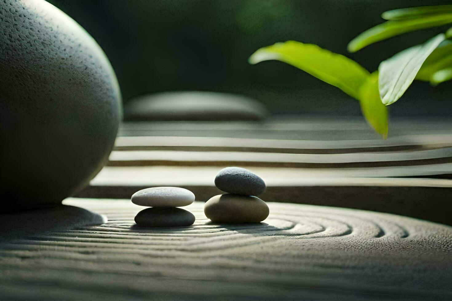 zen garden, zen garden, zen garden, zen garden, zen garden,. AI-Generated photo