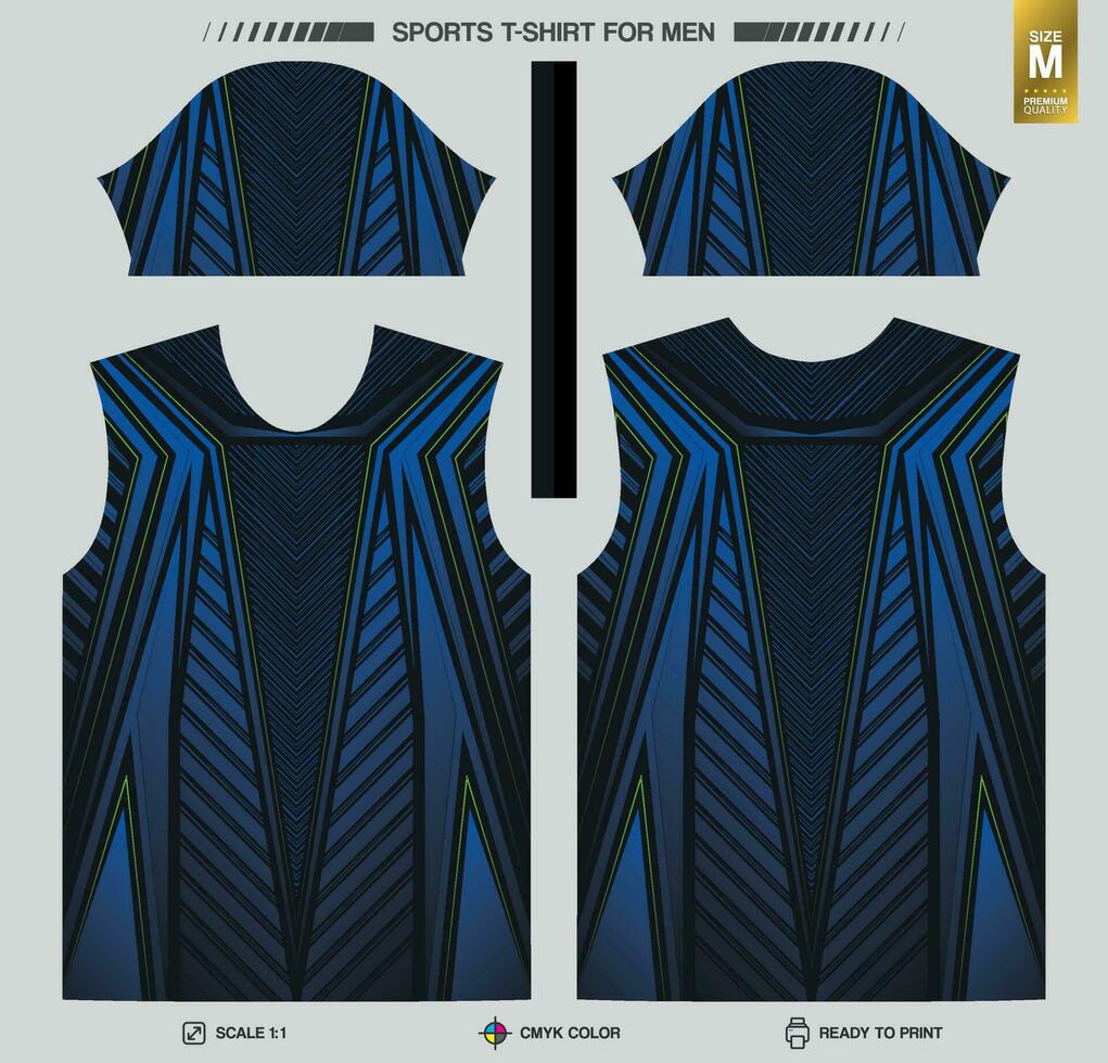 Ready to print sports t-shirt vector