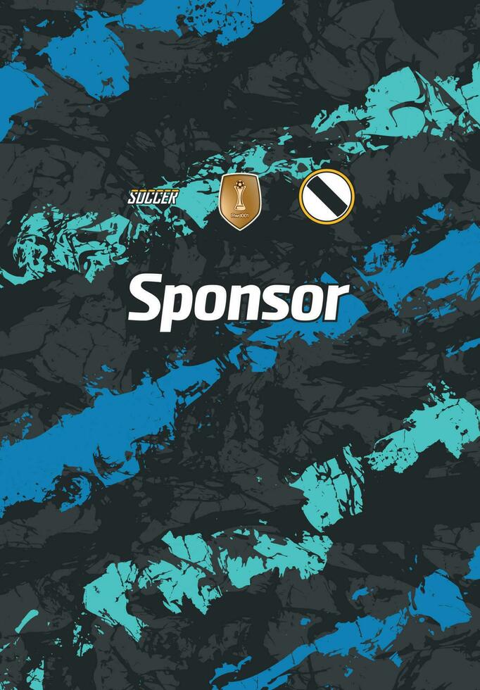 Soccer jersey design for sublimation, sport t shirt design, Sublimation Sports Apparel Designs vector