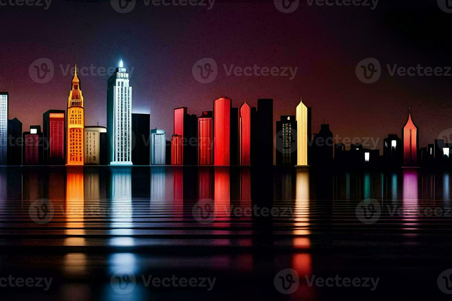 nuevo York ciudad, ciudad, paisaje urbano, paisaje urbano, paisaje urbano fondo de pantalla, paisaje urbano generado por ai foto