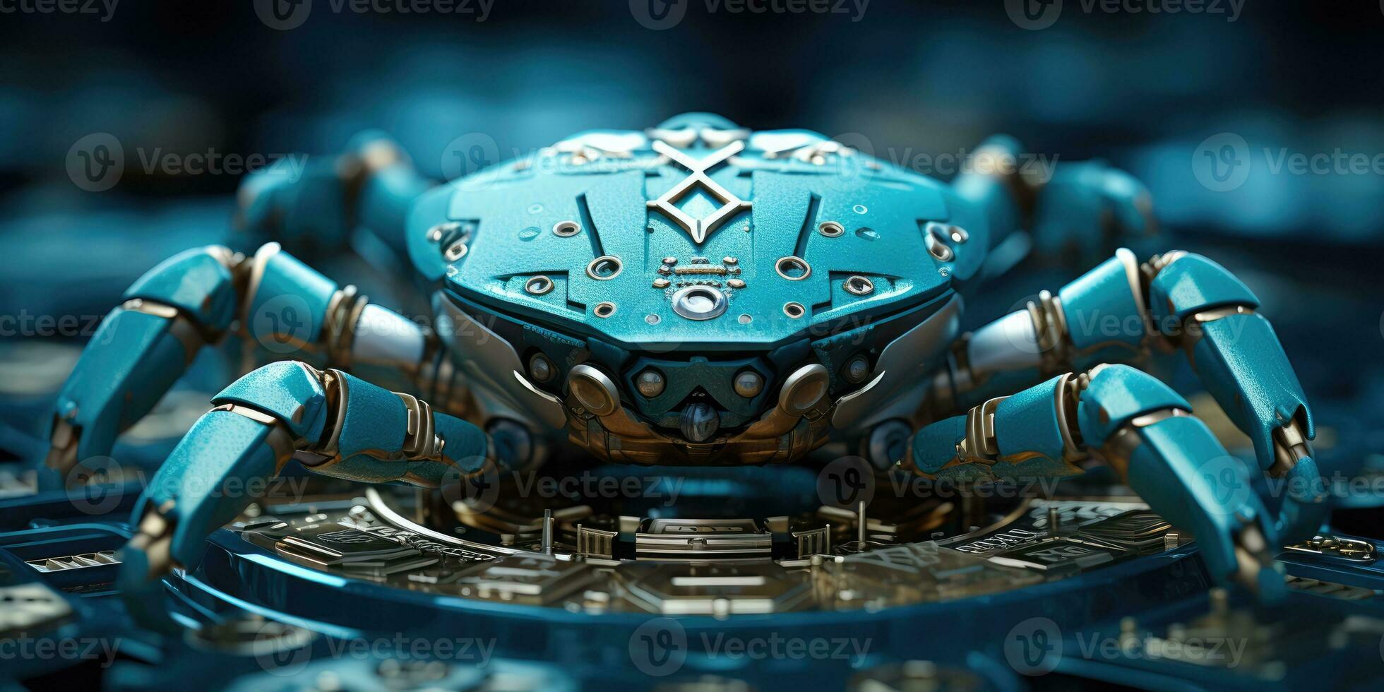 Cancer the Crab Zodiac Sign Generative AI photo