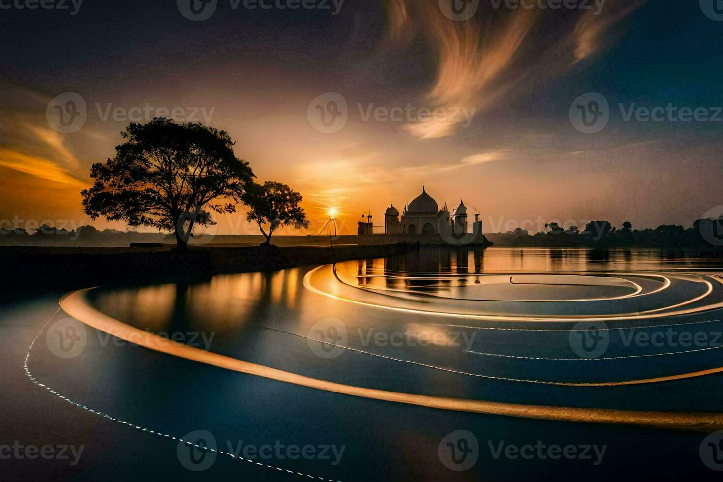 the taj mahal, india, sunrise, sunrise photography, sunrise photography, sunrise photography. AI-Generated photo