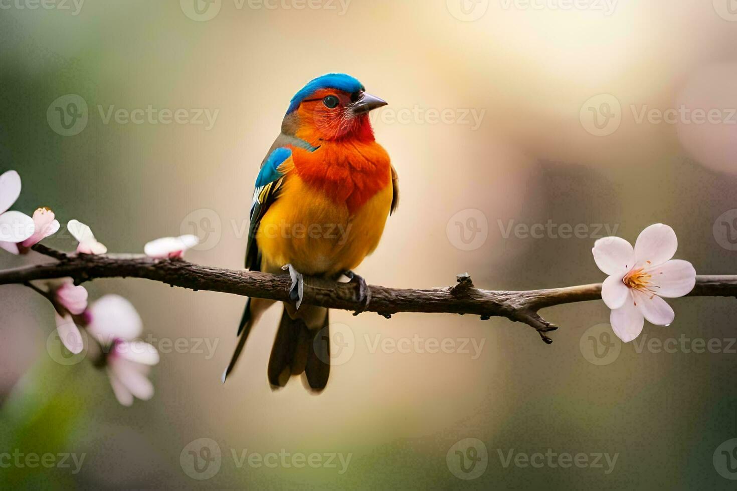 photo wallpaper bird, the flowers, the bird, the flowers, the bird, the flowers,. AI-Generated
