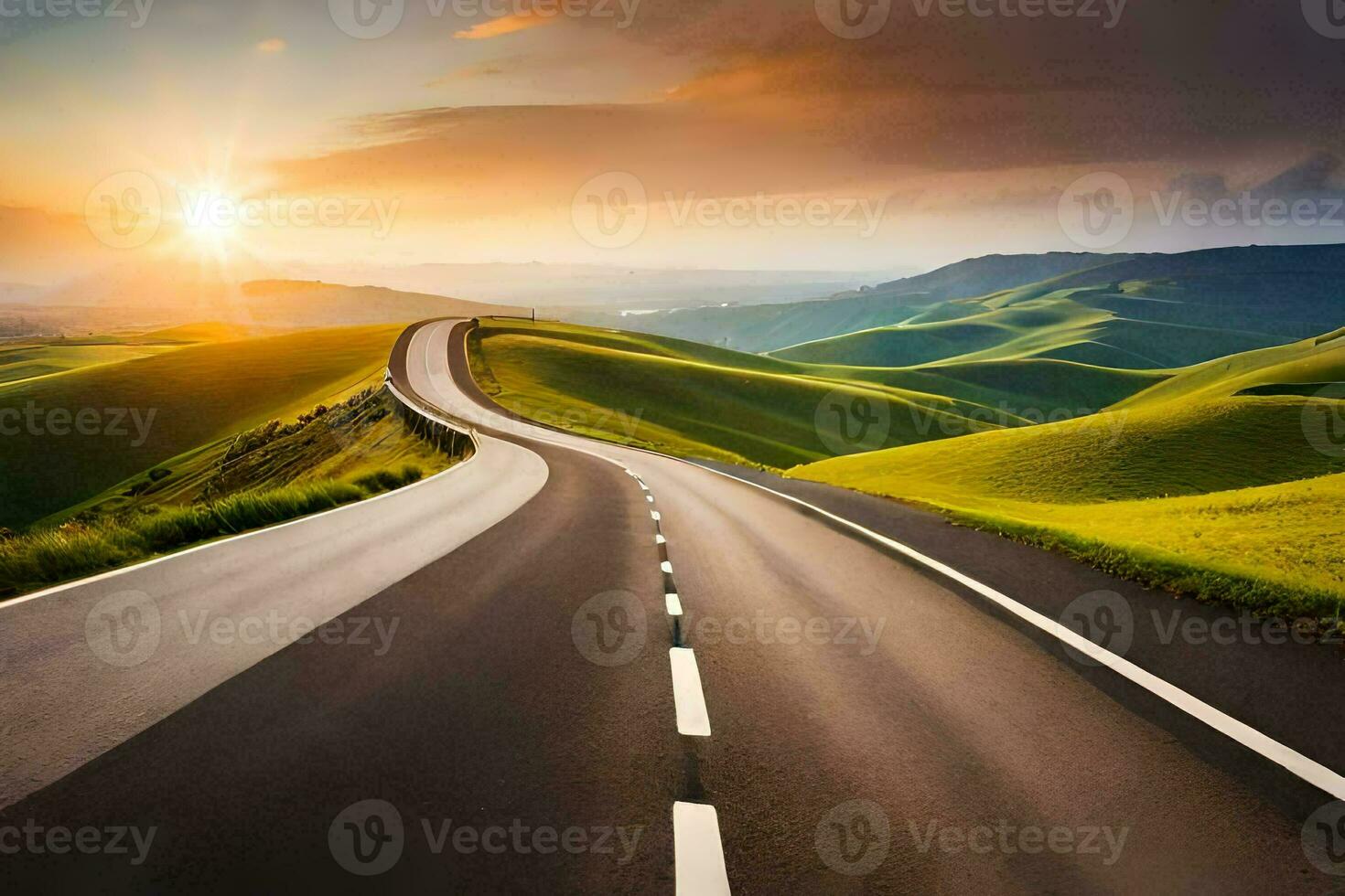 the road to success is paved with good intentions. AI-Generated photo