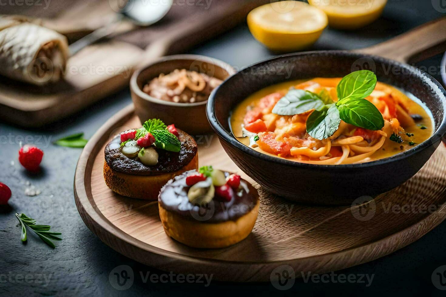 the best pasta dishes in the world. AI-Generated photo