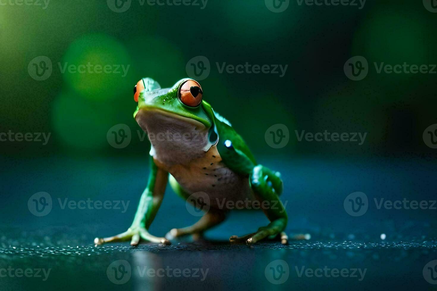 photo wallpaper the frog, nature, the green, the frog, the frog, the frog,. AI-Generated