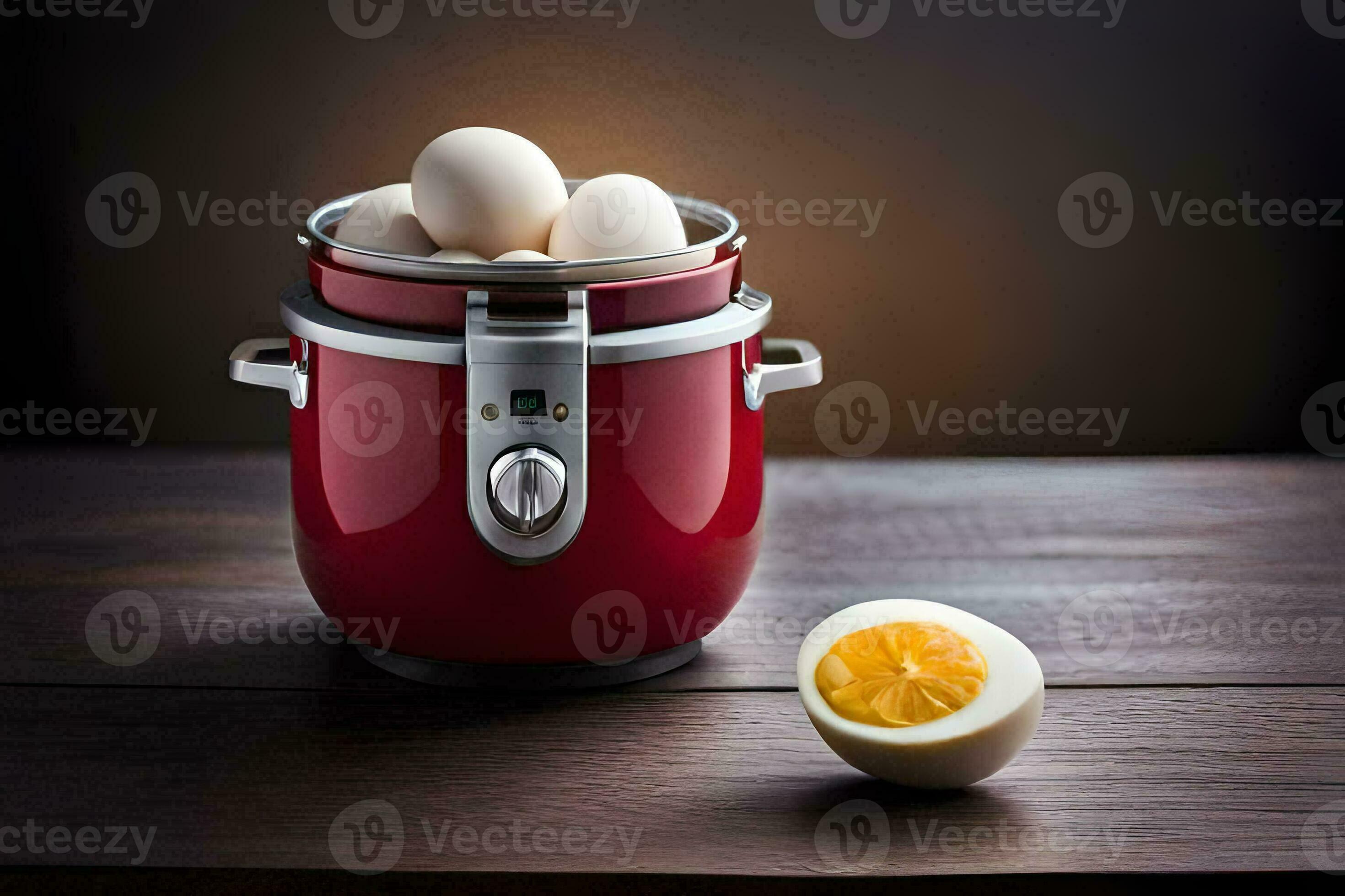 an egg cooker with eggs in it. AIGenerated 33461020 Stock Photo at