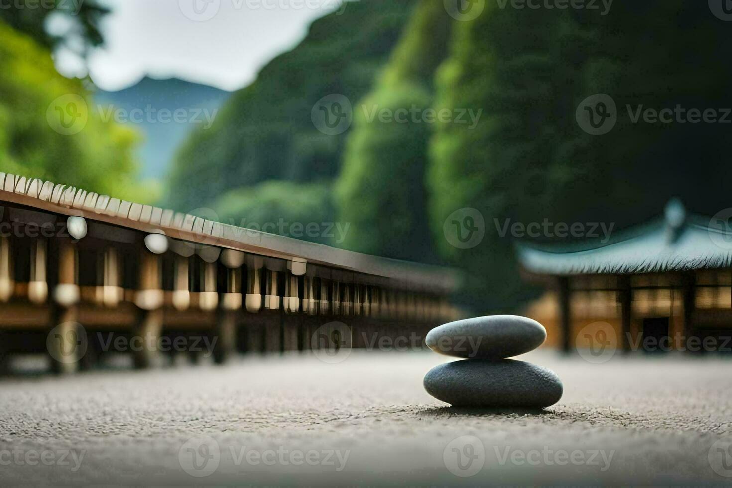 zen garden, japan, zen garden, zen garden, zen garden, z. AI-Generated photo
