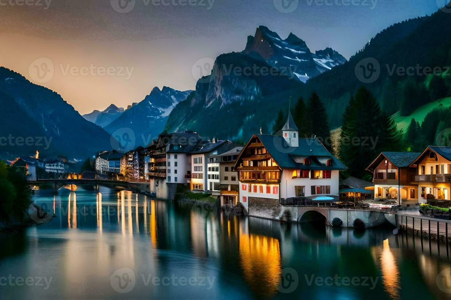 photo wallpaper the sky, mountains, water, mountains, lake, switzerland, alps,. AI-Generated