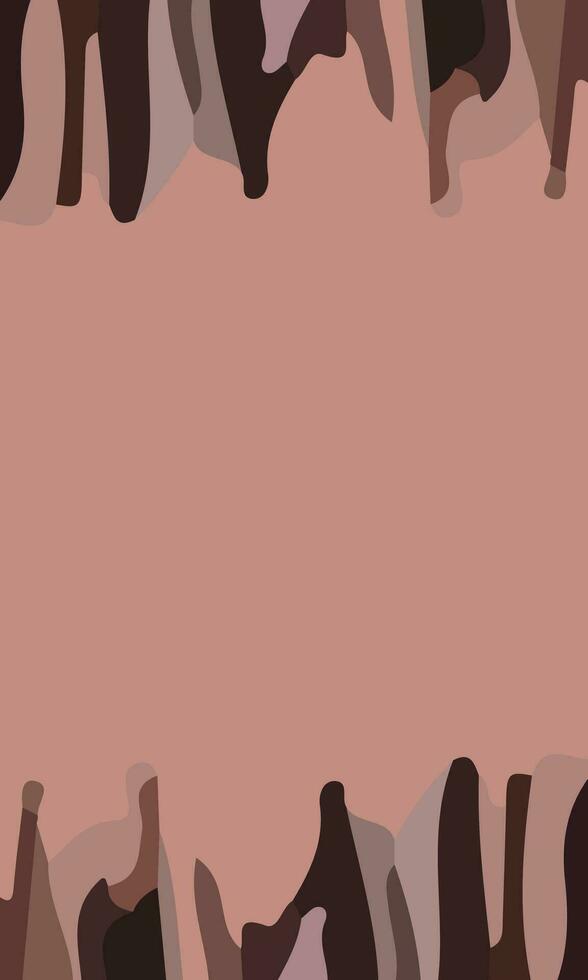Aesthetic abstract art with a combination of shapes and red colors. Suitable for background and poster vector