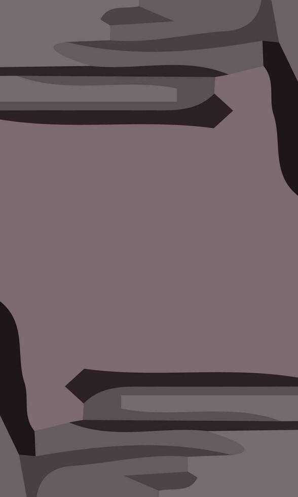 Aesthetic abstract art with a combination of shapes and purple colors. Suitable for background and poster vector