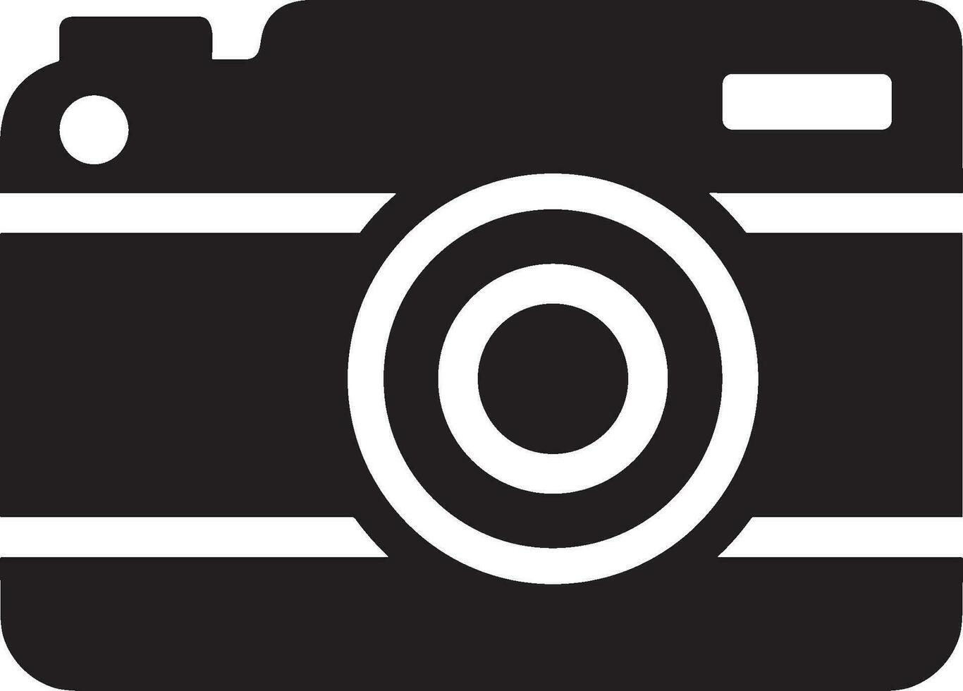 Camera photography icon symbol vector image. Illustration of multimedia photographic lens graphic design image