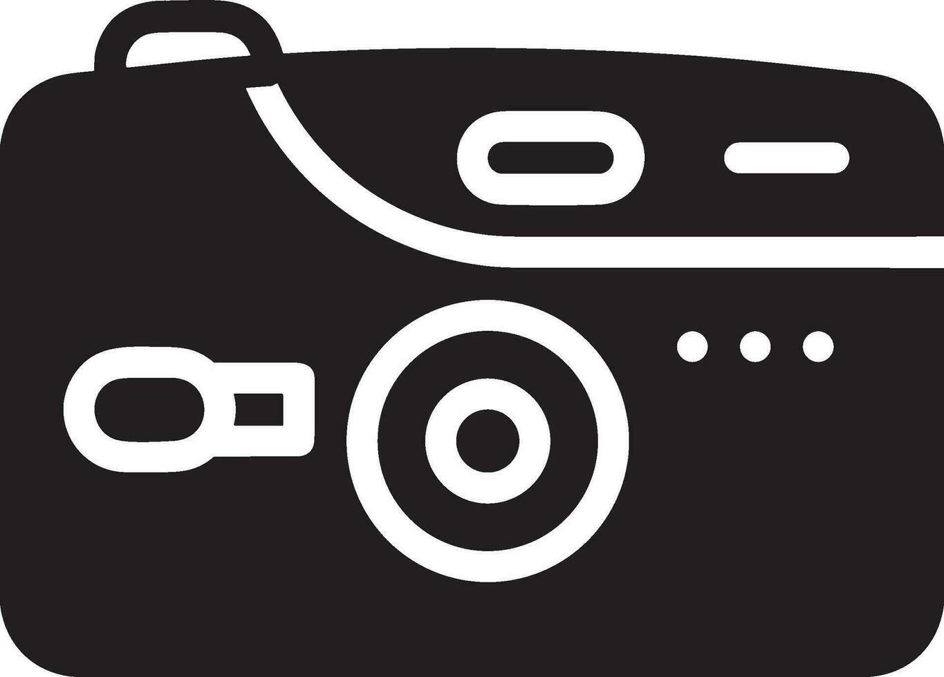 Camera photography icon symbol vector image. Illustration of multimedia photographic lens graphic design image