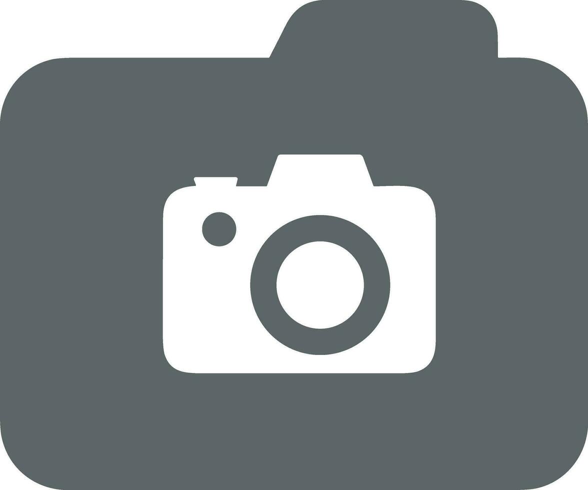 Camera photography icon symbol vector image. Illustration of multimedia photographic lens graphic design image