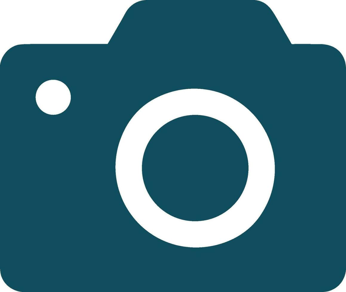 Camera photography icon symbol vector image. Illustration of multimedia photographic lens graphic design image