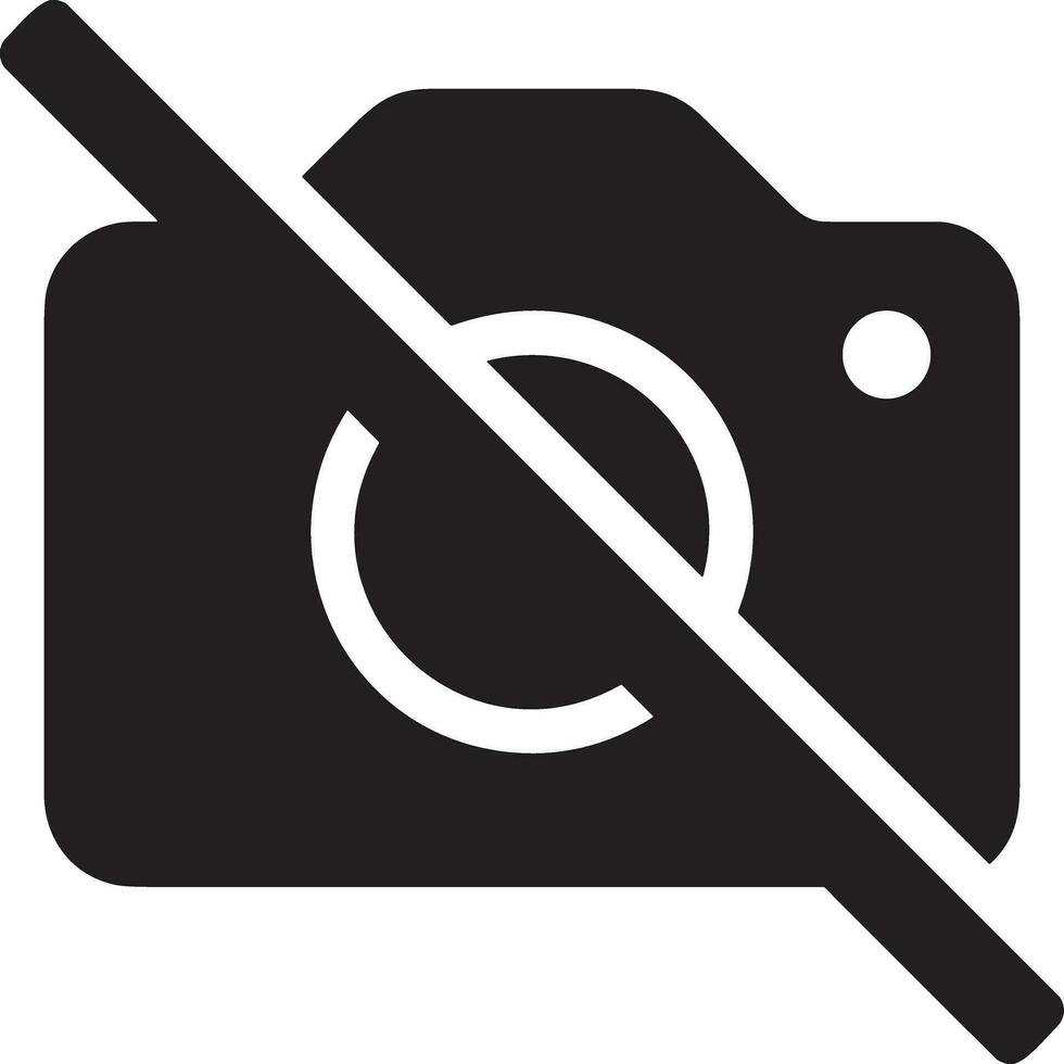 Camera photography icon symbol vector image. Illustration of multimedia photographic lens graphic design image