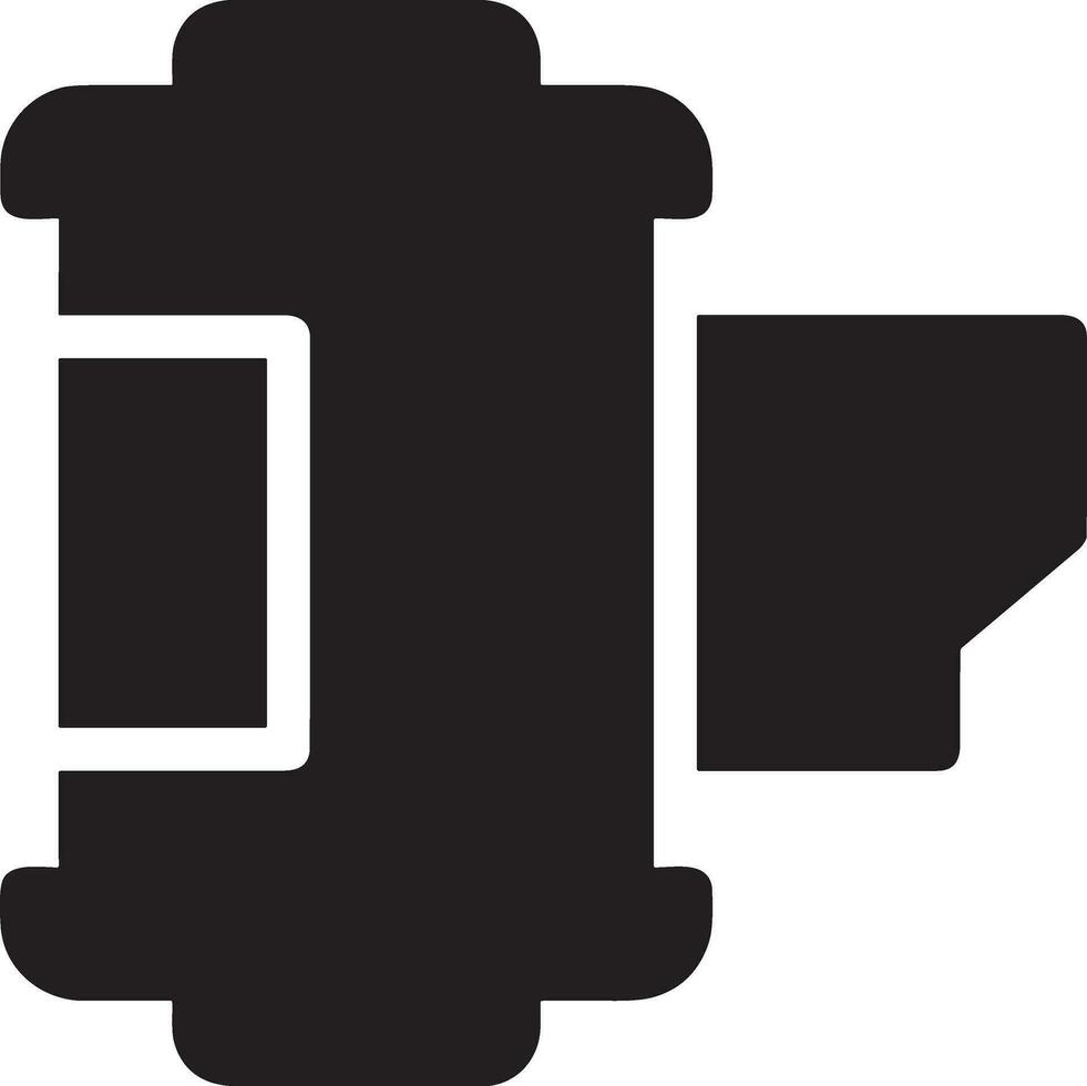 Camera photography icon symbol vector image. Illustration of multimedia photographic lens graphic design image