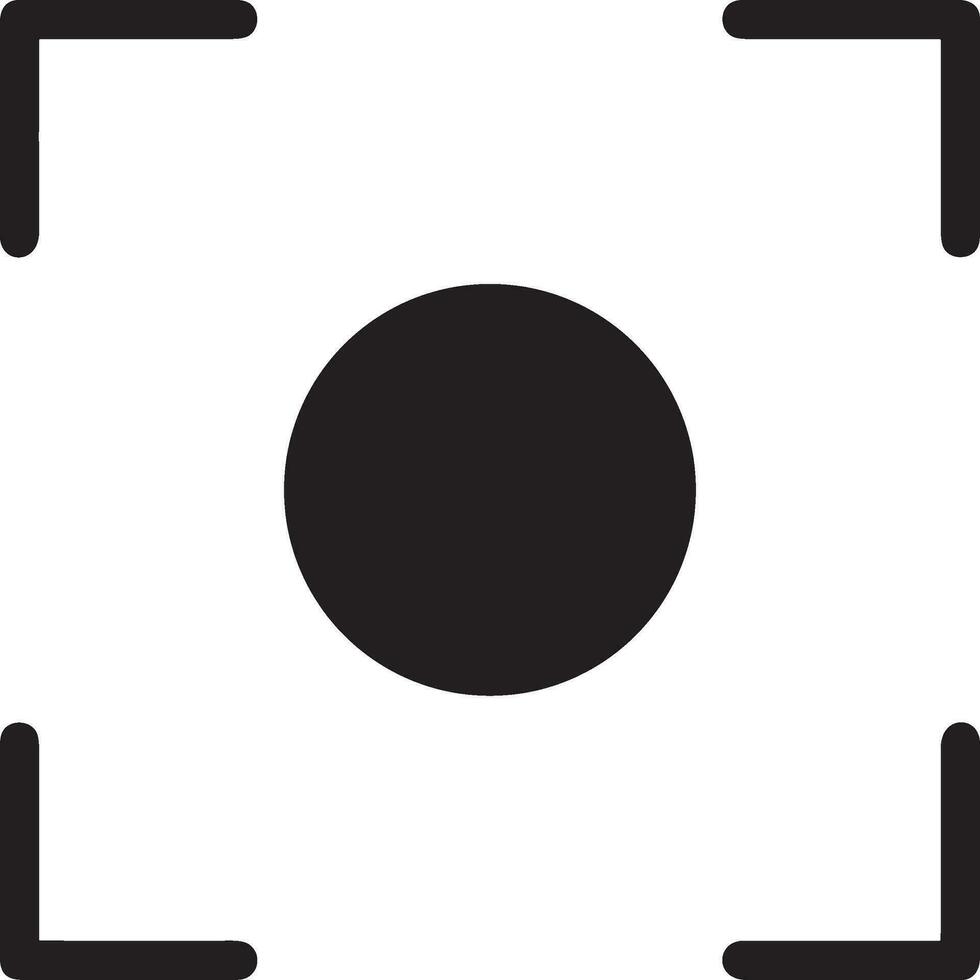 Camera photography icon symbol vector image. Illustration of multimedia photographic lens graphic design image