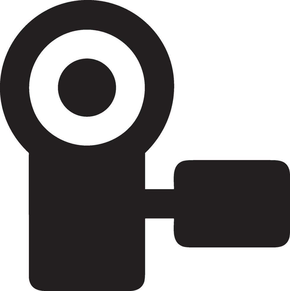 Camera photography icon symbol vector image. Illustration of multimedia photographic lens graphic design image