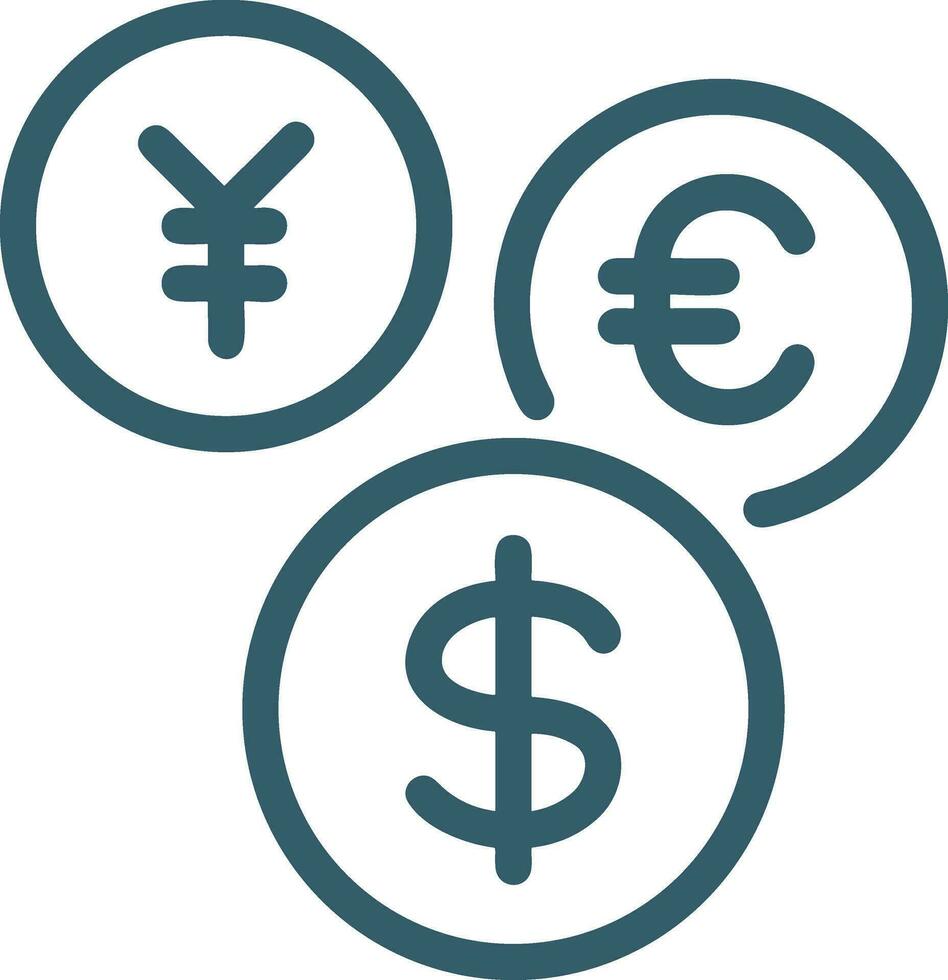 Money exchange payment icon symbol vector image. Illustration of the dollar currency coin graphic design image