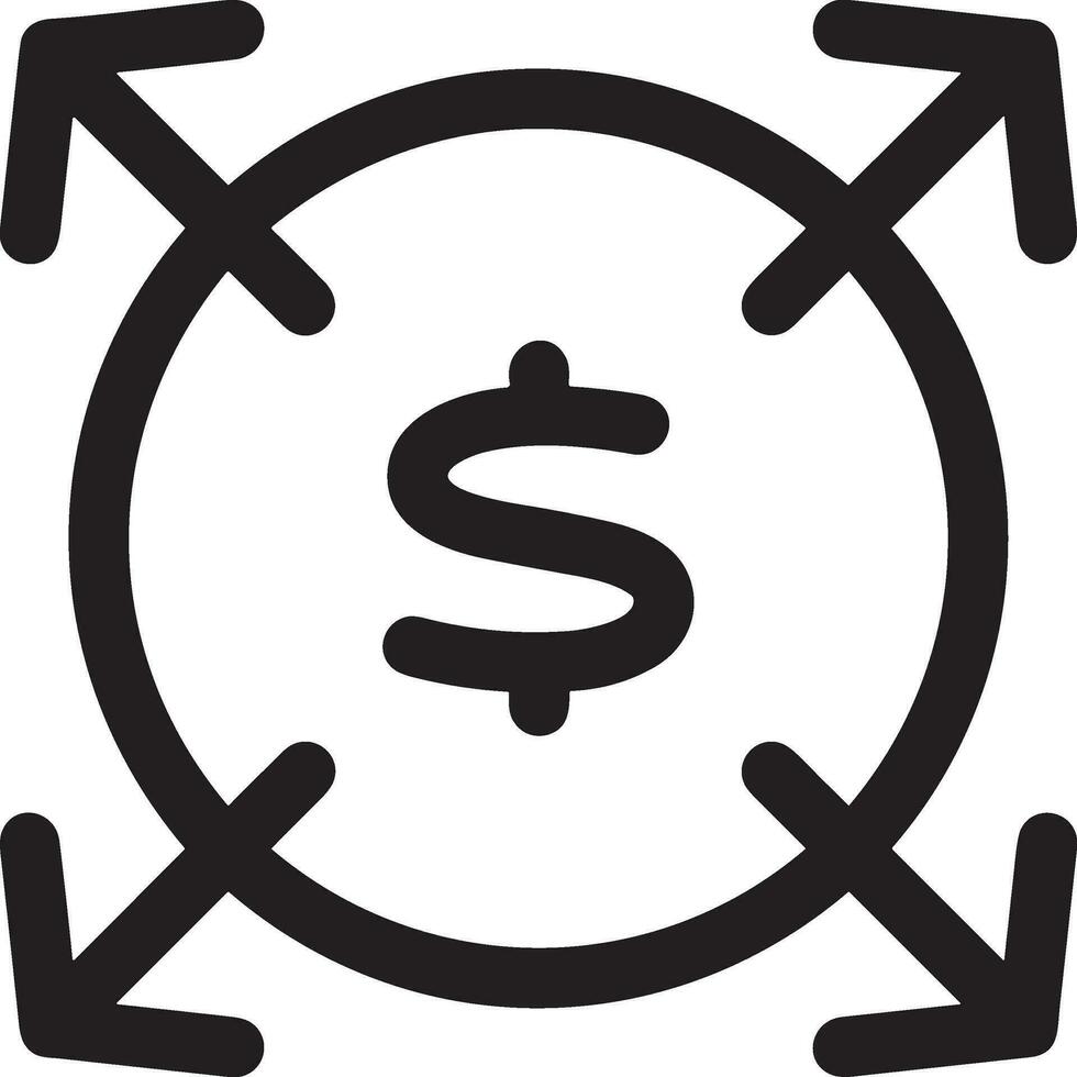 Money exchange payment icon symbol vector image. Illustration of the dollar currency coin graphic design image